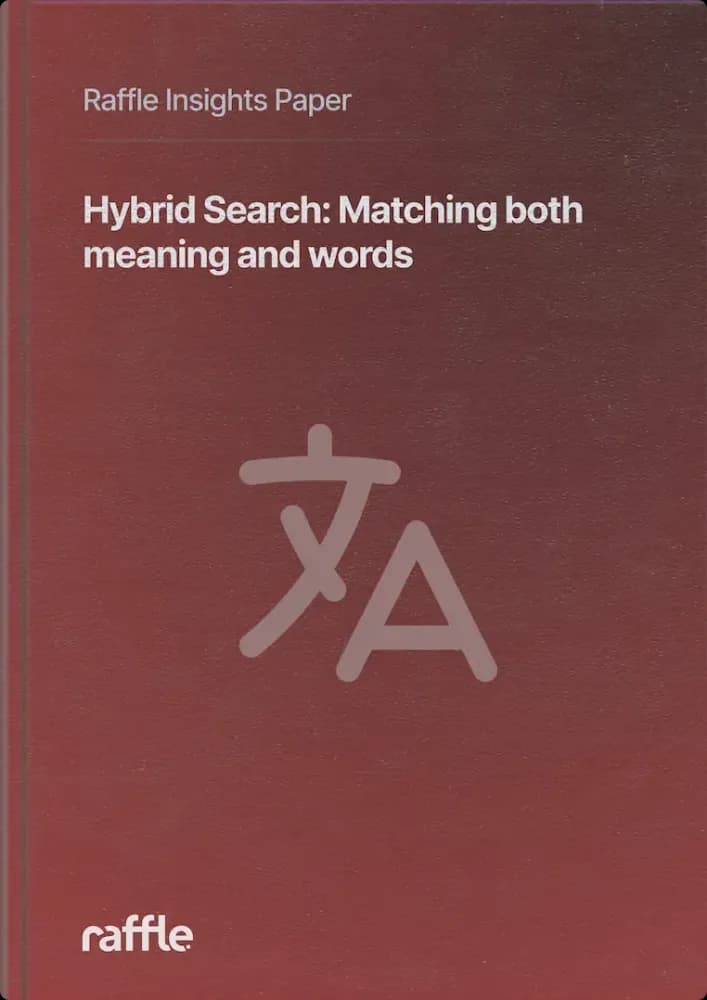 Hybrid Search: Matching both meaning and words