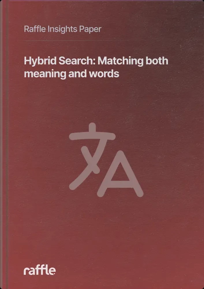 Hybrid Search: Matching both meaning and words